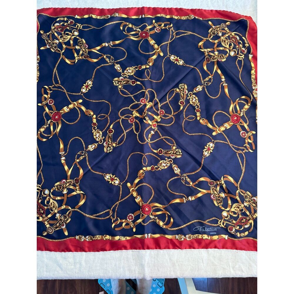 Stunning Valentino scarf horse bit pattern